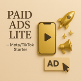 Paid Ads Lite — Meta/TikTok Starter